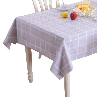 China Oilcloth Waterproof Vinyl PVC Tablecloth Waterproof Vinyl PVC Tablecloth Roll Plastic Supplier for sale