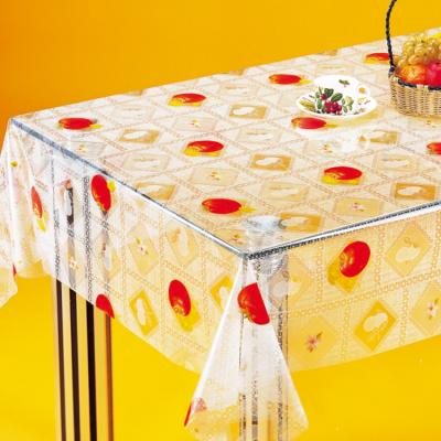 China Good Quality Waterproof Wholesale Customized Block Customized Printed PVC Block Printing Plastic Table Cloth for sale