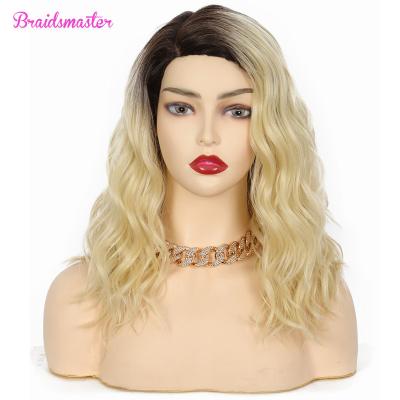 China Fashion Women's Medium Short Bob Short Bob Wigs Lace Front Wigs Machine Made Wig Long for sale