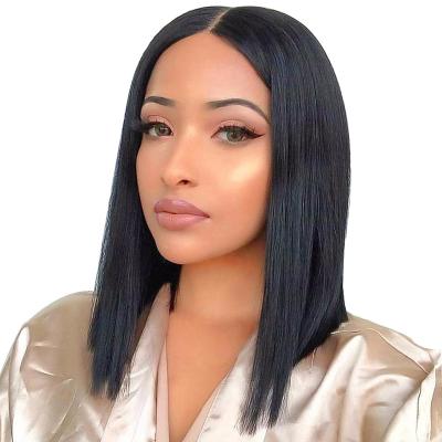 China 100% Human Hair Cuticle Brazilian Hair 13x4 Lead Bob Hair Wigs Short Human Hair Wigs Natural Virgin Frontal Cheap Vendors Aligned for sale