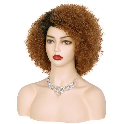 China Machine Made Wig Cheap Wholesale Kinky Curly Wigs For Color Women Hair Lace Front Wig for sale