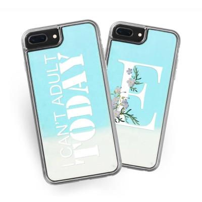 China 2020 Liquid Popular Noctilucent Phone Case Glowing Sand Case For Iphone 11 X Fluorescent Quicksand Phone Case for sale