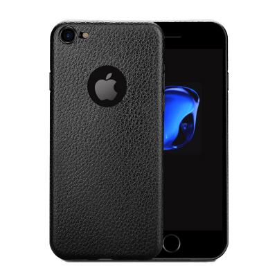 China Soft TPU Texture Leather Case For Iphone 7 8 XR Litchi Grain TPU Cell Phone Back Case for sale