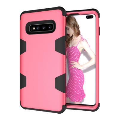 China Cute Robot Style Defender PC Rugged Mobile Case For Samsung Galaxy S10 Plus S10 S9 Heavy Duty Phone Case for sale