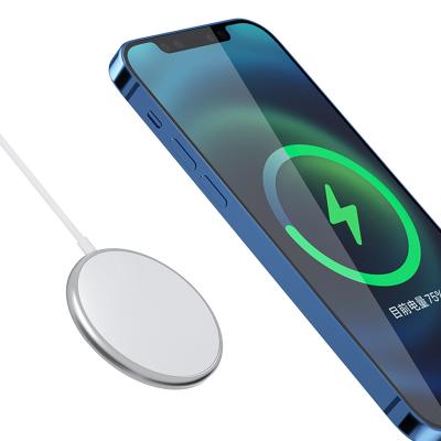 China Q2 15W Portable Wireless Charger Mobile Phone QI Protection Luxury Aluminum Material Fast Charging Charging Battery Charger for IOS for sale