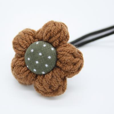 China High Quality Handmade Decoration Crochet Flowers Knitted Diy Decorative Accessories for sale