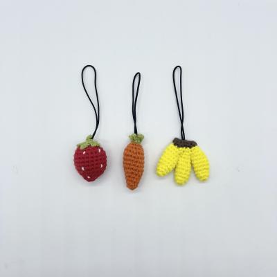 China Handwoven Decoration Accessories Handmade DIY Crochet Knit Round Animal Rubber Hair Ties /Pendant for sale