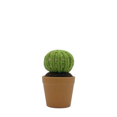 China New Factory Wholesale 2022 Dressers Custom Hand Crocheted Cactus Plant Toys For Home Decoration for sale