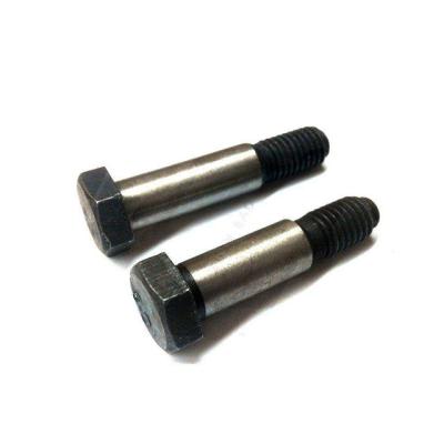 China Black Steel Carbon Oxide Hex Shoulder Bolt Bore Hole Bolt for sale