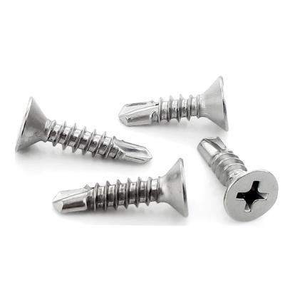 China High Quality Stainless Steel Flat Phillips Head Self Drilling Flat Screw for sale