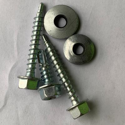 China HEX Galvanized Hex Self Drilling Tek Screws for sale