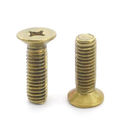 China Hot-selling Brass Copper Flat Head Flat Head Countersunk Machine Screws for sale