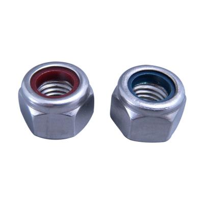 China Heavy Industry Lock Nut Carbon Steel Nylon Lock Nut Fast Delivery for sale