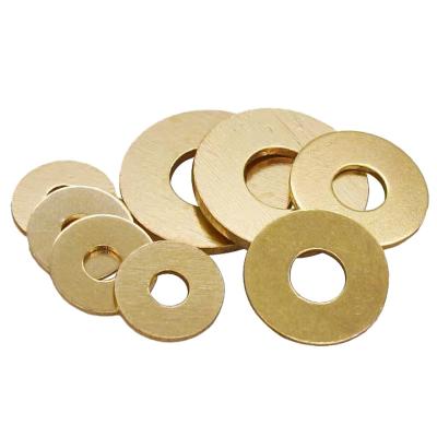 China M10 Size DIN125A DIN127 DIN9021 Brass Copper Metric Large Single Flat Gaskets for sale