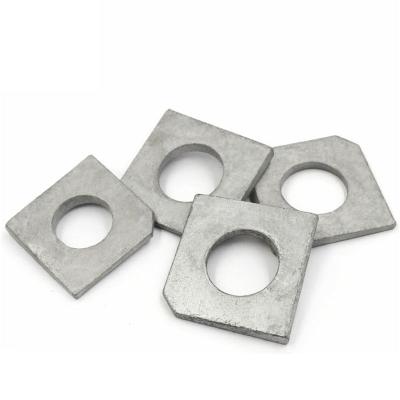 China DIN436 Square Gasket Carbon Steel Square Gasket Gasket HDG Steel Flat Gasket for sale