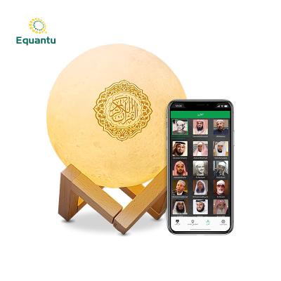 China Translation islamic songs mp3 moon lamp speaker quran player select/equantu SQ168 new app control select/record/blue tooth sayer for sale