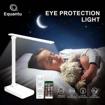 China 10W Equantu Touch Table Lamp App Quran Player Gift Desk Lamp Quran Wireless Charging SQ905 Muslim Speaker for sale