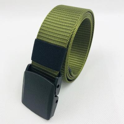 China Custom Made Fashion Waistband Men's Belts Nylon Webbing Fabric Canvas Men's Tactical Belt for sale