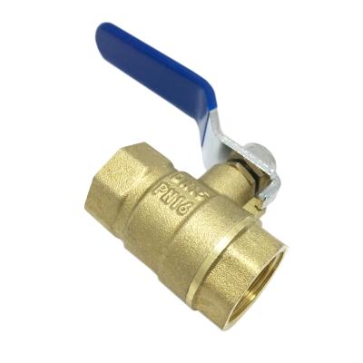 China 2pc Anti-corrosion Brass Water Control Mini Ball Valve PN16/25 High Pressure Brass Water System Fittings for sale