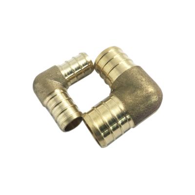 China Water Pipe System Garden Connector 90 Degree Elbow Brass Lead Free Quick Connector Brass Hose Pipe Fittings for sale