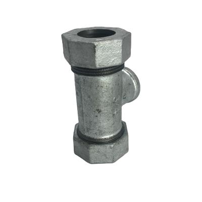 China Hot Selling Air Galvanized Cast Iron Pipe Fittings FBA Malleable Iron Pipe Fittings For Gas for sale