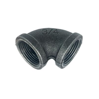 China Suitable For Pipe Lines Connect Of 90 Degree Malleable Female Elbow Of Water Cast Iron NPT Pipe Fittings for sale