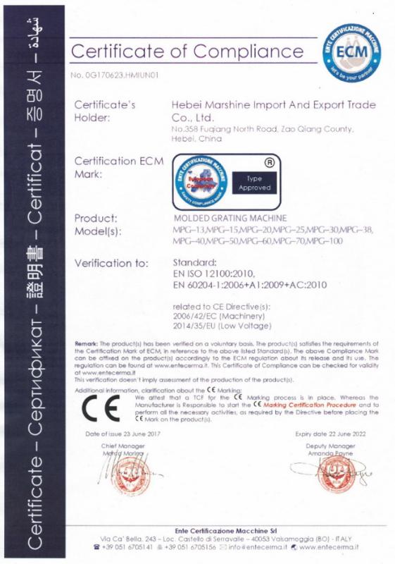 CE - Hebei Marshine Import And Export Trade Co., Ltd.