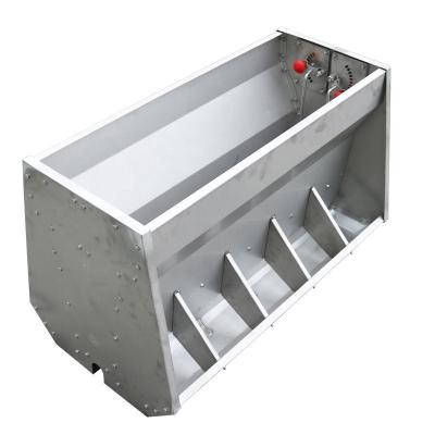 China Hog Sow Equipment Hog Farrowing Feeders Preening Stainless Steel Outdoor Automatic Hog Feeder For Sale for sale