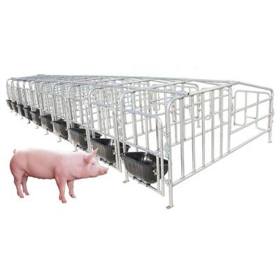 China Livestock Farm Sow Cage Equipment Pig Gestation Heavy Farrowing Pen HDG Galvanized Pig Stall Crate For Sale for sale