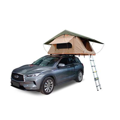 China Tube Type Outdoor Waterproof RV Roof Tent 4x4 Top Stake Tent For 3-4 Person for sale