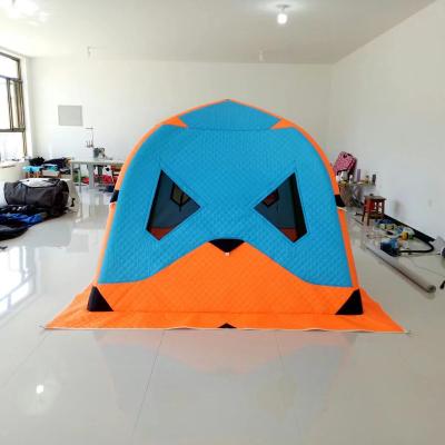 China For slaes SFT-220 good quality comfortable inflatable tube ice fishing tent for sale