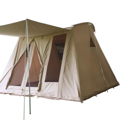 China Good Quality Cotton Camping Tents for 4-5 Persons with Carry Bag for sale