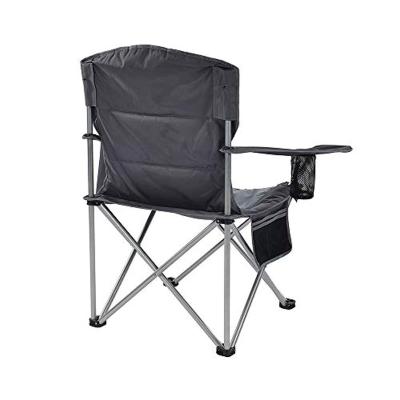 China Outdoor Chair-01 camping chair with ice bag, big folding outdoor chair for fishing, black portable hiking chair for sale for sale