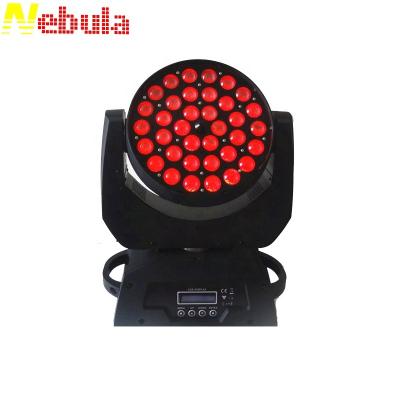 China Easy installation professional lighting events rgbw 36x10w led wash buzz dj moving head light for sale