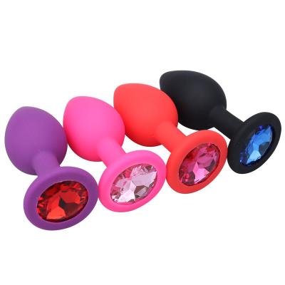 China Men Prostate Massage Huge Butt Plug Men Long Color Anal Beads Anal Toys Anal Beads Butt Plug CEGS-01 for sale