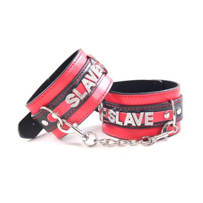 China Couples Adults 10 Pieces Leather Plush Bondage Torture Tool Handcuffs Whip SM Leather Bondage Set Gay BDSM Sex Toys for sale