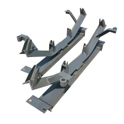 China Coal Mine Cement Wholesale Metal Idler Bracket Belt Conveyor Roller Support Transport Frame for sale