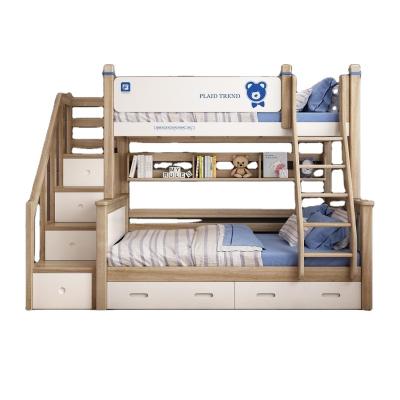 China Hypoallergenic Popular Still Pretty Wooden Sofa Folding Bunk Bed For Kids Using With Slide for sale