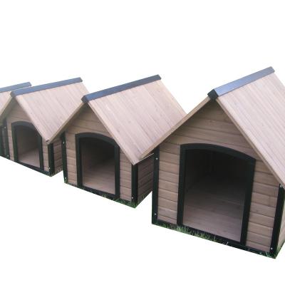 China Breathable Indoor Outdoor Pet Bed House Wooden Dog Cat House Large Dog Kennels for sale