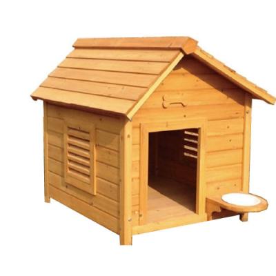 China Breathable Outdoor Wooden Rabbit Kennel Large Pet Cage House Luxury Pet Kennel Kennel for sale