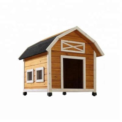 China 2021 Safety Wooden Pet House Large Dog Houses Outdoor Large Dog Houses Viable Outdoor Dog Run Kennel for sale