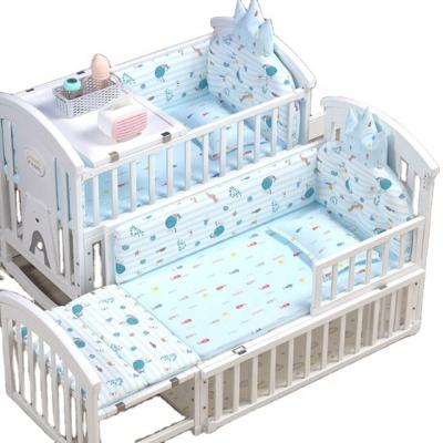 China 2021 modern hutches for baby bedroom furniture safety baby cradle bed fashion wooden cradle for sale