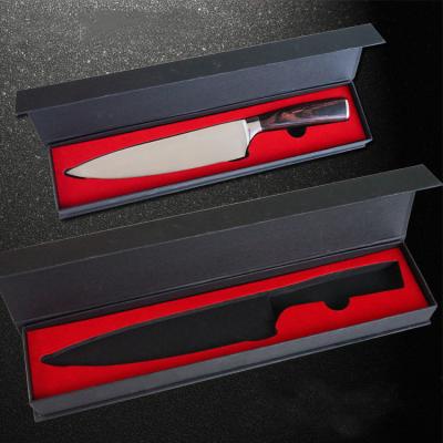 China Handmade Custom Rigid Cardboard Flap Magnetic Gift Box Knife Packaging for sale