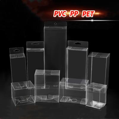 China Recyclable Custom White Frosted PP Packaging Box Transparent Clear PVC Plastic Box PET Box for sale