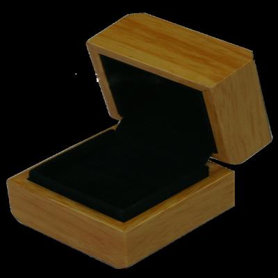 China Matte lacquer+MDF+velvet wooden jewelry box luxury series with wood grain painting for ring and earring packing sale in maker Jewelry box for ring for sale