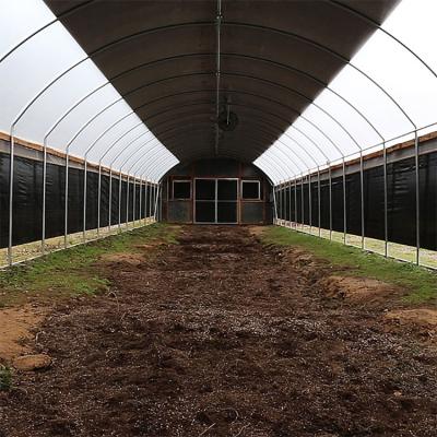 China PET Film-Polytunnel automatisiertes Tarnleuchte-Entzug-Gewächshaus für Kräuter zu verkaufen