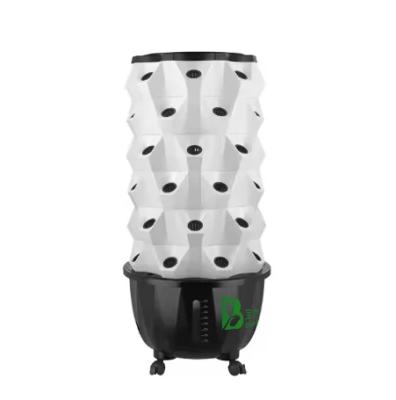 중국 Growart Tower Hydroponic Growing System Automatic Visible Water Line Space Saving ABS 판매용