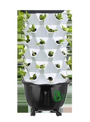 Κίνα 65L 6 Layer 48 Plant Holes Hydroponic Tower Drip System Customize The Layer Number for Efficiency προς πώληση