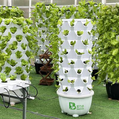 Chine 80 Plant Holes Hydroponic Plant Tower With 1-23 Hours Timing à vendre