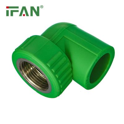 China Hot Selling Water Supply IFAN PPPR Plastic Fittings Polypropylene Types All Plastic Pipe Fitting for sale